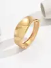 Pulseira larga brilhante europeia e americana feminina de metal não desbota ajustável pulseira feminina geométrica quadrada feminina