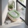 Cojín Impermeable para Asiento de Inodoro Cubierta de Silicona para Asiento de Inodoro para Todas las Estaciones Funda de Almohadilla para Asiento de Inodoro Doméstico