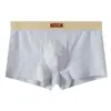 Huajielong Textura de Algodón Ropa Interior para Hombre Color Sólido Venta al por Mayor Tiro Medio Tallas Grandes para Hombre Transpirable Calzoncillos tipo Boxer para Hombre Se puede hacer Dropshipping