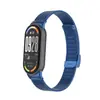 Adequado para Pulseira de Relógio Xiaomi Mi Band 10 Aço Inoxidável Milanês Tecido Fivela Xiaomi 9/8 Pulseira de Relógio Smart Bracelet