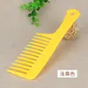 Pente de Dentes Largos Pente de Dentes Espaçados Cabelo Longo Cabelo Cacheado Cabelo com Permanente Pente Feminino Pente Alisante Plástico Doméstico Pente Grande para Cabelo Casa