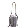 Bolsa Transversal de Ombro Único para Esportes ao Ar Livre Transfronteiriça, Nova Cor Colorida com Cordão para Garrafa de Água e Guarda-chuva, Bolsa Dopamina Fashionável para Celular