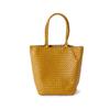 Bolso Cubo de Lujo Ligero y de Gama Alta en Piel Genuina Bolso Tejido Bolso de Piel de Vaca de Primera Capa Curtida al Vegetal Bolso de Mano para Mujer Bolso de Hombro para Viajes
