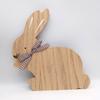 Adornos de Madera de Conejo de Pascua Decoración de Escritorio Decoración del Hogar Artesanías de Madera Fabricante de Origen