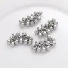 Pendente de Uva Branca k Dourado Galvanizado com Contas Pequenas Acessórios de Material para Brincos Caseiros DIY Pingente de Franja