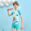 Liquidação Traje de Banho Clássico Ultraman Infantil para Meninos, Novo Estilo para Crianças Maiores, Maiô Boxer Peça Única para Férias na Praia Atacado