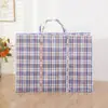 Bolsa impermeable de PP bolsa para mudanzas almacenamiento manual equipaje bolsa de viaje a prueba de humedad a prueba de polvo bolsa tejida bolsa de piel de serpiente venta al por mayor