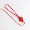 Cuerda de Mano Tejida a Mano para Mandala Borla Colgante Semiterminada Bolsita para Bolsas Cadena de Teléfono Móvil Cuerda Trenzada Colgante Estilo Antiguo