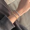 Pulseira Gypsophila Estilo Coreano Feminina Ajustável com Cordão Jóia de Amizade Atacado Luxo Leve Nicho Pulseira com Cordão