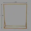 Nuevo Soporte de Flores para Guía de Carretera de Hierro Forjado Accesorios para Bodas Suministros Contenedor de Flores para Mesa Principal de Boda Base para Arreglos Florales Adorno Accesorios para Fotografía