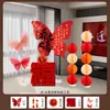 Decoraciones para inauguración de casa para sala de estar y dormitorio, adornos para crear ambiente, set de pilares de tablero KT para ceremonia de mudanza a casa nueva