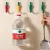Gran Venta Gancho con Forma de Chile Sin Taladrar Gancho para Ropa Gancho Creativo Gancho para Ropa de Recibidor Montado en Pared Gancho para Llaves