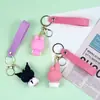 Chaveiro de Pelúcia Fofo para Estudantes, Chaveiro de Personagem Sanrio, Chaveiro de Carro, Acessório para Bolsa