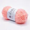 Pano de Prato Coreano Antiaderente Óleo Fio de Seda Brilhante Seda de Vidro DIY Bolsa Feita à Mão Morango Pano Fio de Ouro Brilhante Lã