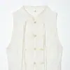 Venta Caliente Transfronteriza de Aliexpress Moda Primavera 2026 Top de Encaje Texturizado con Adorno de Nudo 2501523