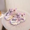 Zapatillas de Princesa Melody Girls Estilo Otoño Primavera 2025 Nuevas Infantiles Lindas Celebridad de Internet Zapatos de Papá Zapatos de Kuromi