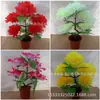 Flores de Ofrenda Qingming, Flores en Maceta, Bonsái de Crisantemos Amarillos y Blancos, Macetas de Cinco Siete para Ofrendas en Tumbas, Suministros Funerarios por Yunyang