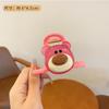 Clipe de Agarrar Urso de Morango Infantil Menina Sanrio Grampo de Cabelo 2023 Novo Bonito Volta da Cabeça Cabelo Tubarão Clipe Headwear