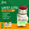 Interruptor de Botão LAY37-1TD 11DZS Cabeça Plana com Luz Luzes Botão de Pressão Auto Travante
