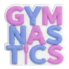 Nuevo estuche de teléfono deportivo broche pasador plano accesorio DIY decoración caricatura gimnasia PVC parche adhesivo suave