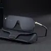 2026 Moda Europea y Americana Nueva Gafas de Sol Integradas con Montura Cuadrada para Hombre, Gafas de Sol Deportivas a Prueba de Viento para Ciclismo al Aire Libre para Hombre, Transfronterizo