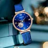 Nuevo reloj mecánico totalmente automático para mujer, reloj de moda para dama con incrustaciones de diamantes para ballet, reloj mecánico impermeable, disponible para venta al por mayor