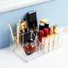 Caja de Almacenamiento para Brochas de Maquillaje, Labial, Brillo de Labios, Herramientas de Belleza, Lápiz de Cejas, Caja de Almacenamiento para Escritorio, Caja de Almacenamiento Transparente de Acrílico