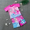 Trajes de baño de verano para niños, para niños medianos y grandes, trajes de una pieza para bebé para aguas termales, bañadores, nuevo equipo de natación