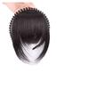 Diadema de Pedrería Flequillo Peluca Integrada para Mujer Cortina Delantera para la Frente Flequillo Qi Roto Pieza para Cubrir Cabello Blanco Flequillo de Aire Pieza de Peluca