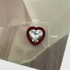 Joias Quadradas com Coração Aveludado Casuais, Acessórios Elegantes com Diamante, Acessórios de Cabelo Feitos à Mão, Capas para Celular, Bolsas, Acessórios DIY