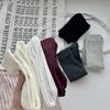Calcetines Bajos Estilo Japonés Crecimiento Infantil Calcetines de Caña Alta Deporte Béisbol Calcetines de Uniforme JK Estilo Coreano Calcetines de Algodón Negros