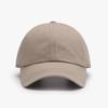 Boné de Baseball Masculino de Verão Estilo Europeu e Americano, Feminino para Uso Externo com Top Macio Leve Respirável para Circunferência Craniana Grande Versátil Liso Protetor Solar