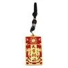 Llavero Colgante de Buda Retro Latón Imitación Hecho a Mano Cobre Puro Sólido Amuleto Protector de Seguridad Colgante Venta al por Mayor
