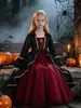 Venta al por mayor de nuevos vestidos para fiesta de Halloween 2026, con un estilo europeo y americano y un diseño oscuro con temática de vampiros