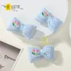 Tela de Algodón Rellena de Cereza Semi-Terminada Estilo Coreano Malla Moño Accesorios para el Cabello de Niña Ropa para Niños Zapatos y Calcetines Accesorios Accesorios