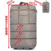 158 Aerolíneas Bolsa de Lona Duffel Bolsa de Lona de Consignación Bolsa de Viaje de Gran Capacidad Bolsa con Ruedas para Espalda Tirador Trasero Bolsa Luffel de Doble Uso