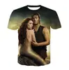 2020 nuevo T-shirt de cuello redondo con estampado digital 3D de la película de piratas Galle europeo y americano Amazon ebay comercio exterior