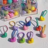 Faixa de Cabelo Elástica Infantil para Prender o Cabelo, Lindo Scrunchie de Desenho Animado para Rabo de Cavalo Alto para Meninas Trançarem, Alta Elasticidade Sem Machucar o Cabelo