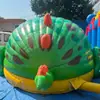 Adorable Piscina de Pelotas Inflable con Temática de Dinosaurios Para Jugar Niños en el Patio Trasero