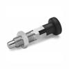 Pino indexador tipo reset autotravante aço inoxidável dente grosso botão de precisão êmbolo M6M8M10M12