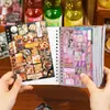 Yuxian Yanbian Livro de Adesivos em Rolo Cortados Série História do Tempo Estilo Vintage Material Suporte para Diário Dropshipping