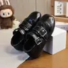 Sapatos Quadrados de Couro com Borla Francesa para Crianças 2026 Novidade Primavera/Outono Versátil Confortável Solado Macio Mocassins para Meninas