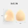 Fábrica de Yiwu, protetores de mamilo triangulares de silicone sólido, anti-marcas, anti-exposição, lingerie invisível, patches de silicone para realçar mamilos