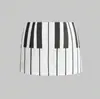 Verano Nuevo Estilo Europeo y Americano Personalizado Moda Oscura Bloques de Color Blanco y Negro Estilo Piano Sexy Moda Ajustada Ceñida a la Cadera Falda Venta al por Mayor