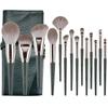 Conjunto de Pincéis de Maquiagem Cangzhou com 14 Peças, Conjunto Completo Super Macio e Acessível para Estudantes, Balde Armazenador de Bolsa de Cosméticos Portátil em Estoque