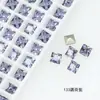 Rinestones de Espalda Puntiaguda Dongzhou Square para Uñas 5*5, Rinestones Brillantes Cuadrados de Princesa Dongzhou de Alta Calidad Decoración para Uñas DIY Rinestones al por Mayor