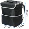 Contenedor de basura para automóvil transfronterizo, contenedor de basura para el respaldo del asiento del automóvil, caja de almacenamiento con suspensión plegable impermeable