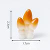 Simulación Flammulina velutipes Pleurotus eryngii Juego de Comer Champiñón DIY Decoraciones Accesorios de Bolsa Ciega Mini Coche Escritorio Pequeños Adornos