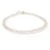Pulsera de Citrina con Piedra Natural Nueva Europea y Americana, Sencilla, de Moda y Versátil, Pulsera de Cristal de Nicho para Mujer
