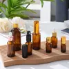 Botella de Vidrio Marrón para Aceite Esencial Portátil con Gotero Botella Rellenable 30ml Envase de Líquido Esencial Botella Vacía Botella de Spray
